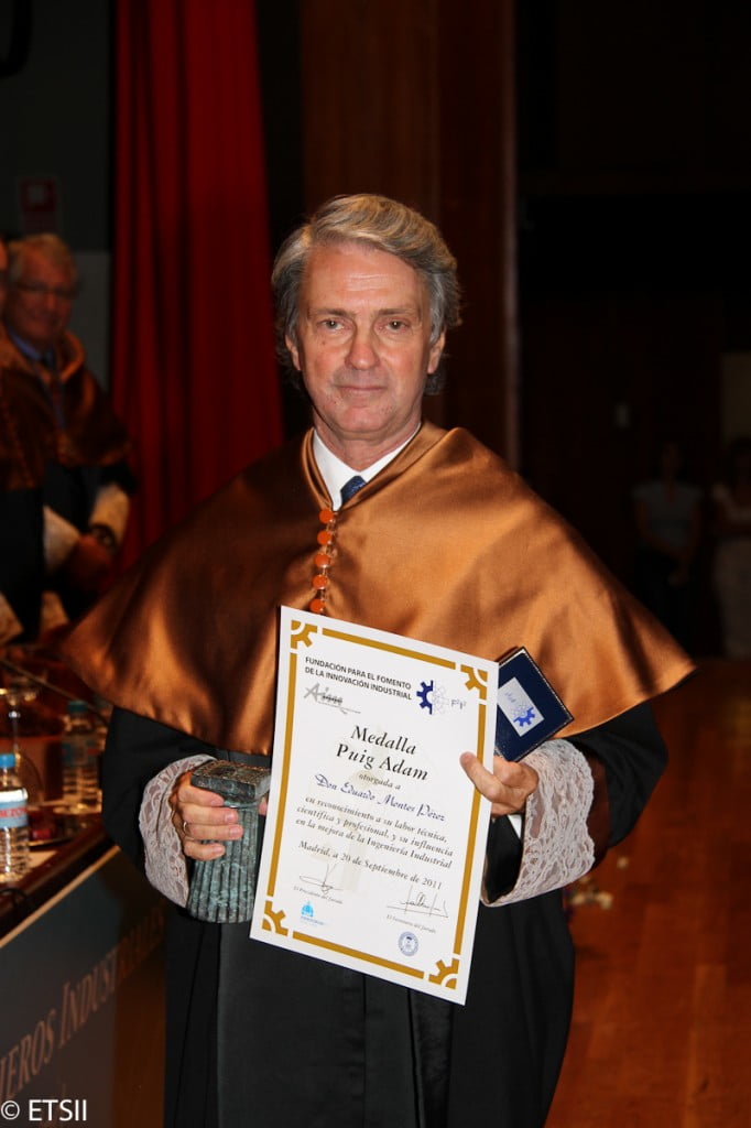 Medalla Puig Adam para D. Eduardo Montes