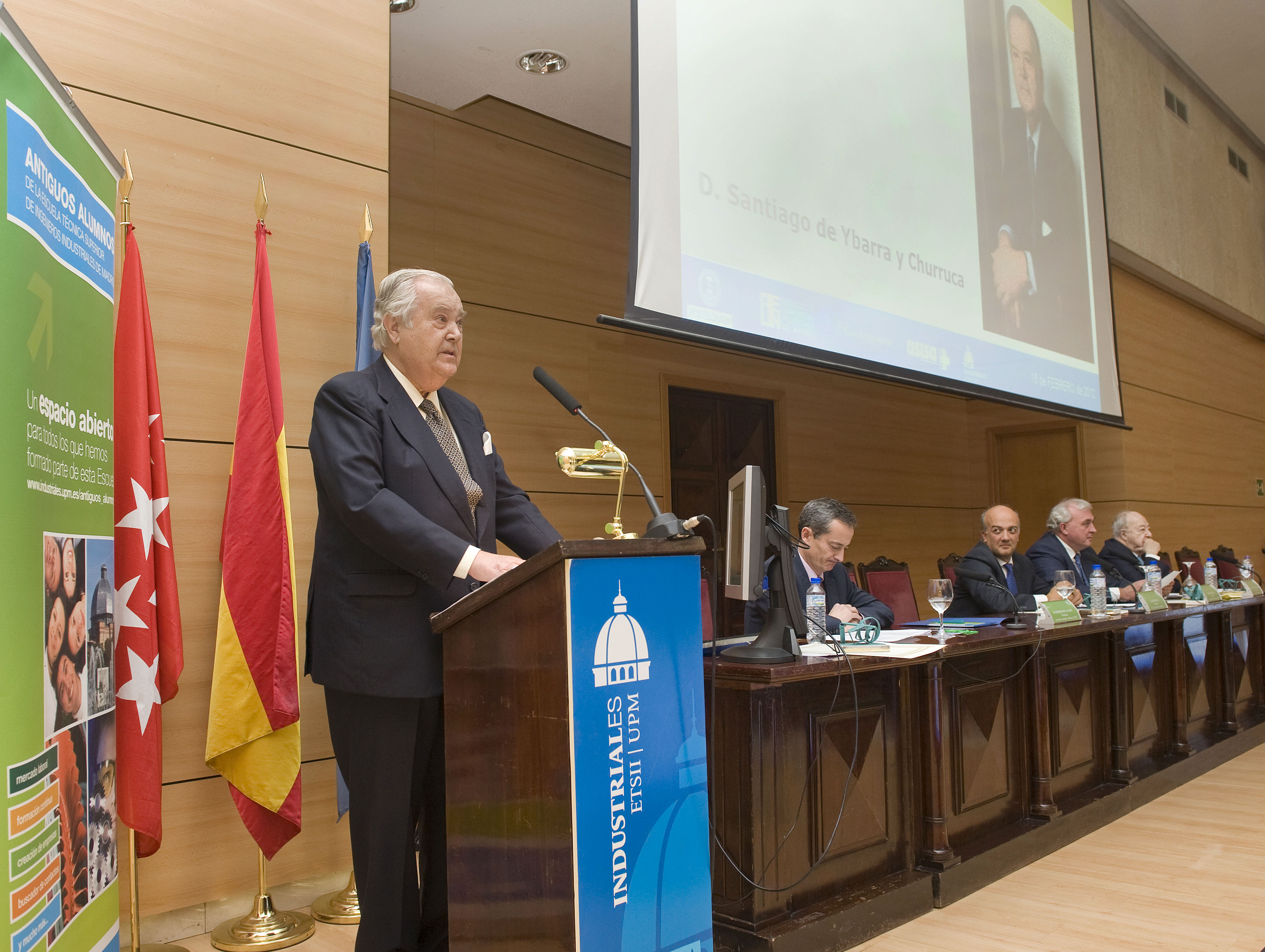 Santiago Ybarra Durante el Acto