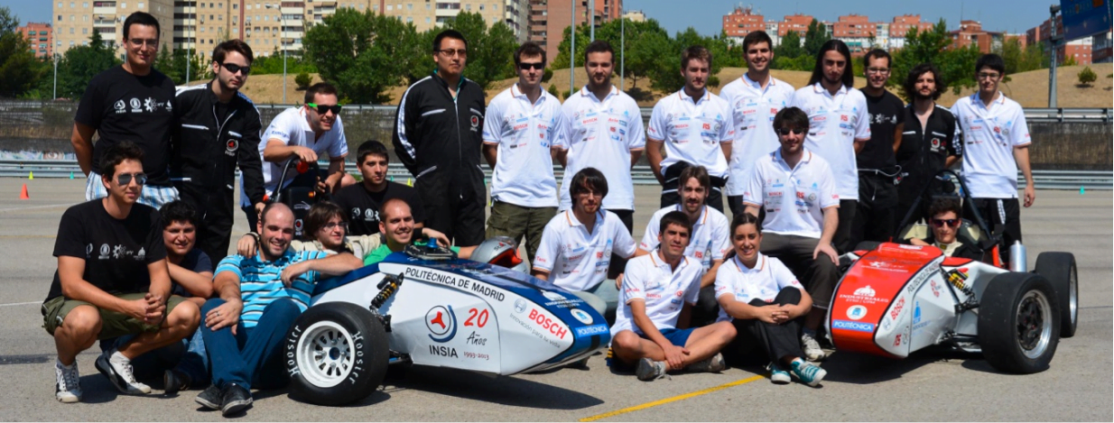 Equipo de UPM Racing de Escuela Industriales