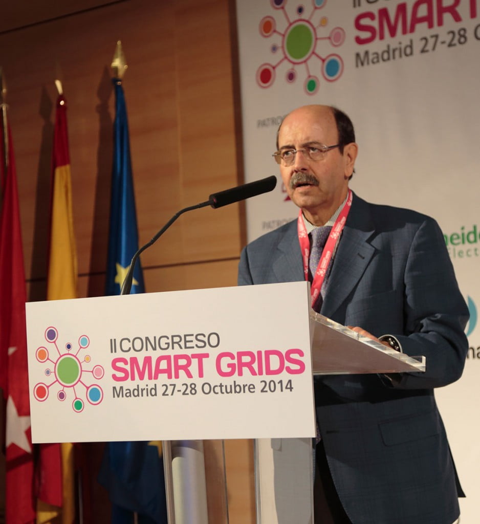 Emilio Minguez durante el Congreso Smart Grids