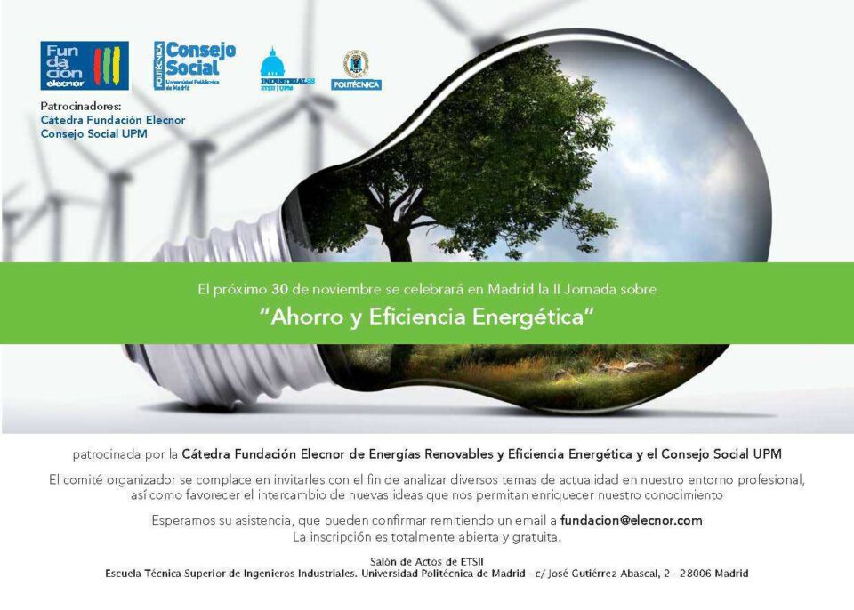 El Ahorro y la Eficiencia Energética, un debate de Ingenieros Industriales
