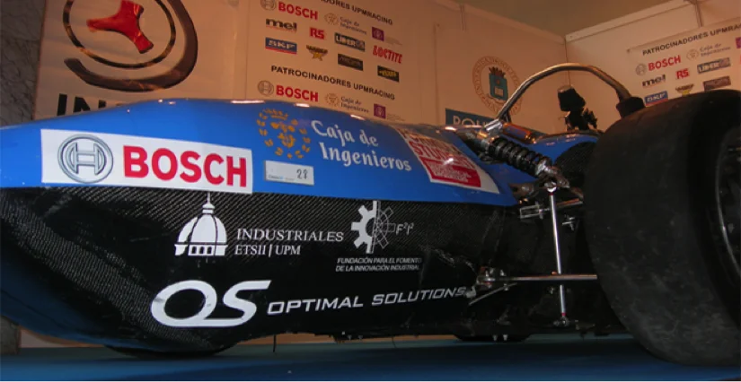 Los boxes del UPM Racing