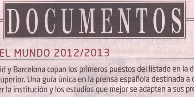 Ingenieria_Industrial Imagen del Ranking ganado por la Ingeniería Industrial de la UPM