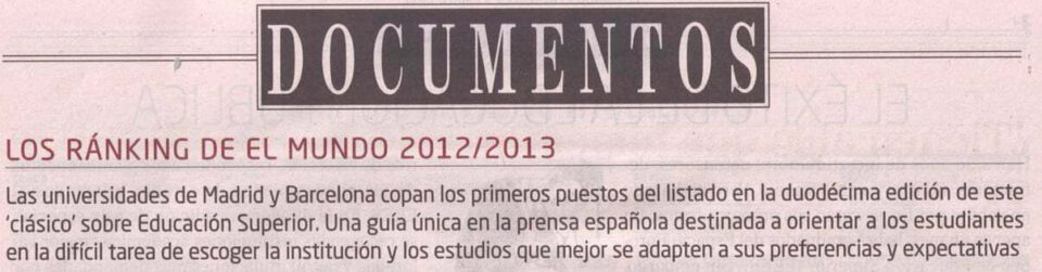 Ingenieria_Industrial Imagen del Ranking ganado por la Ingeniería Industrial de la UPM