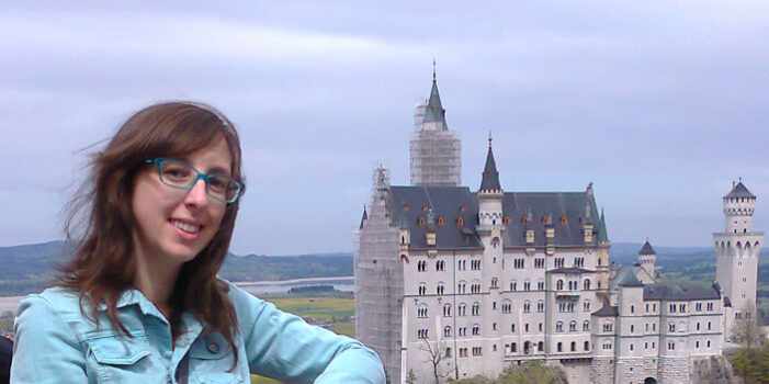 Foto de la Alumna de Escuela Industriales UPM durante su Erasmus