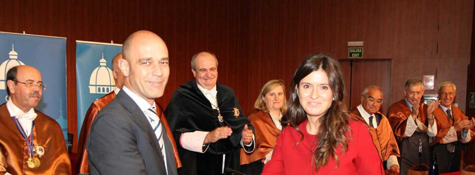 Alstom_cabecera_ETSII_-Estebanez Recogida de premio Alstom en la ETSI Industriales