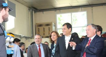 El presidente de Ecuador, Rafael Correa, visitó el CAR