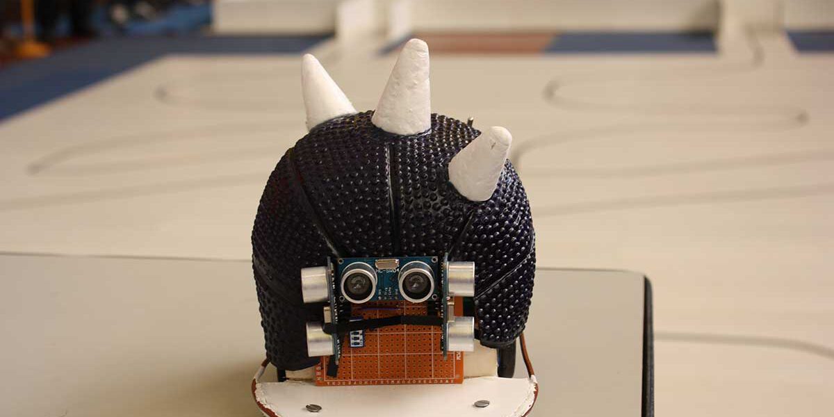 cybertech_robots_competicion Robot durante la competición Cybertech