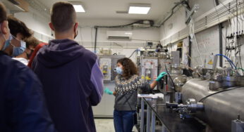 Una visita de estudiantes del IES Pedro Duque de Leganés